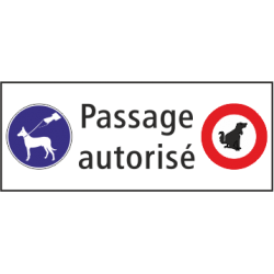 Tenir les chiens en laisse et WC pour chiens interdit